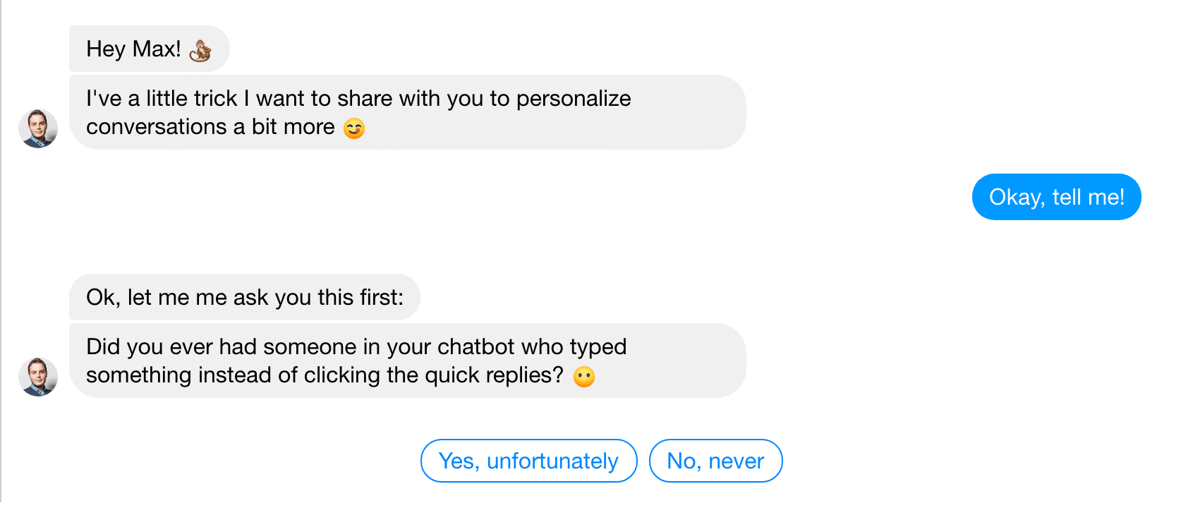 Emojis in Messenger Bot conversation