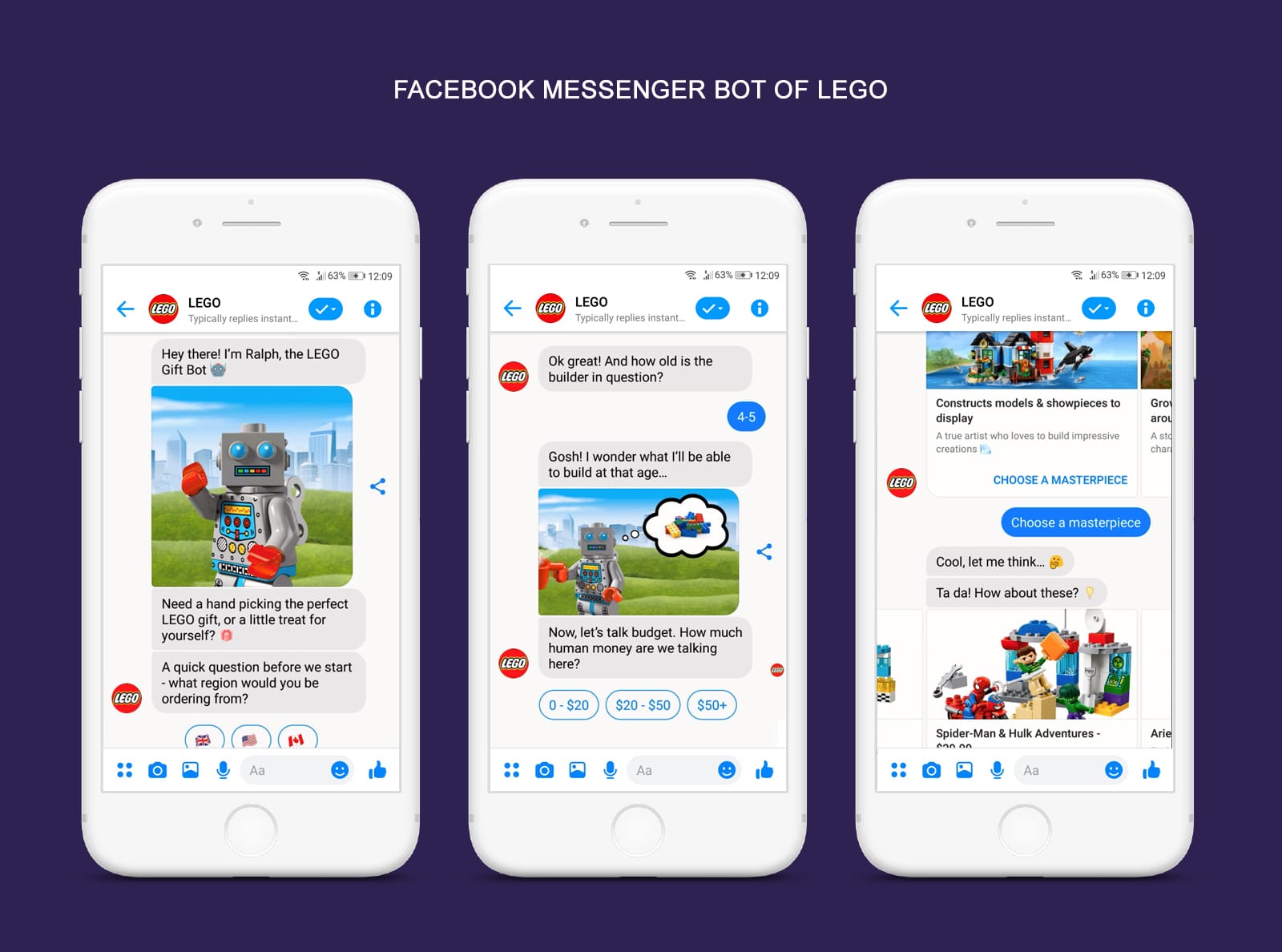 Facebook Messenger Bot of LEGO