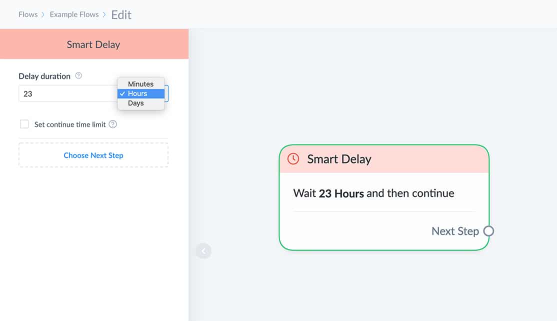 smart delay example 23 hours